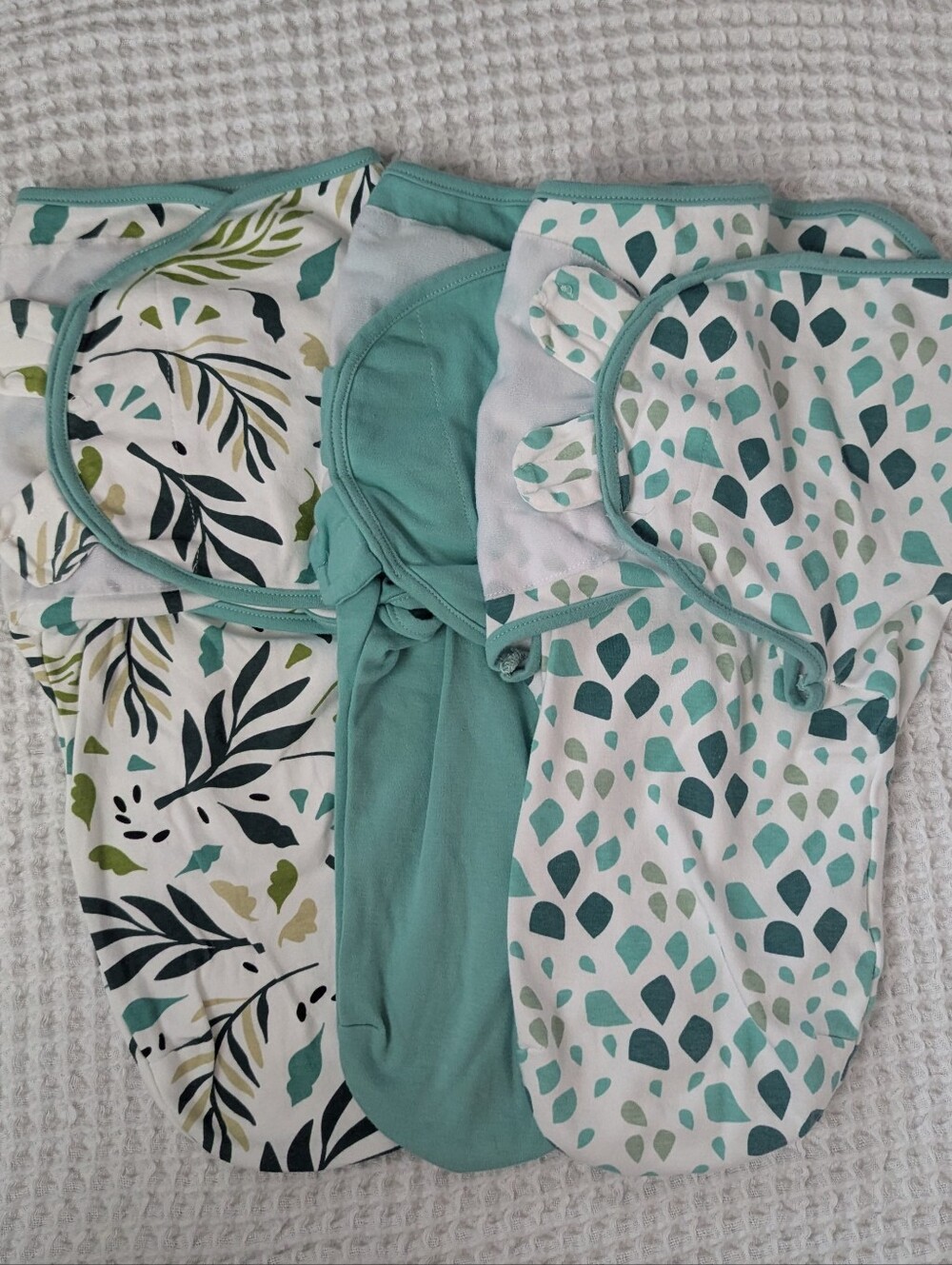 3 Sleep Sacks, Green Leafy